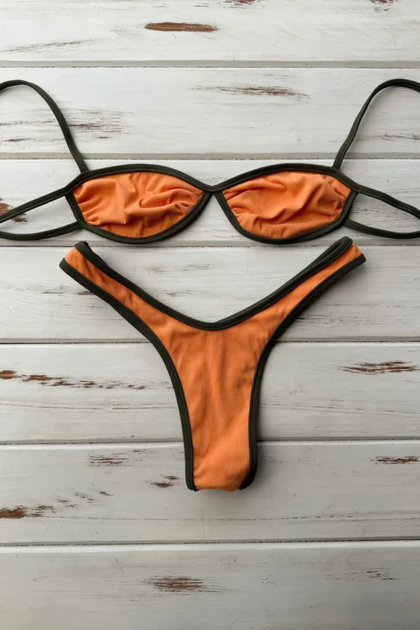 BIQUÍNI CAMILA CANELADO LARANJA