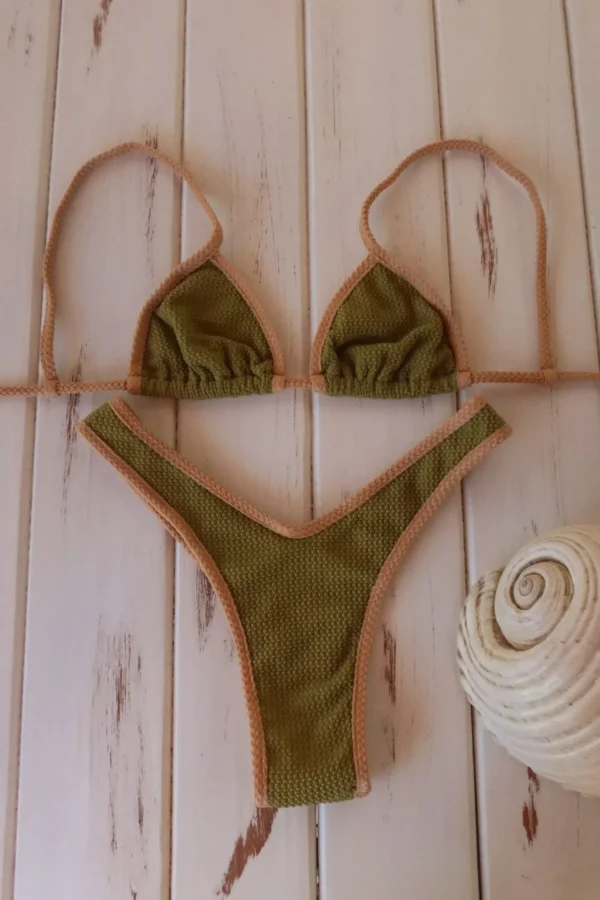 SUTIÃ ANA CARMEL PISTACHE/AREIA